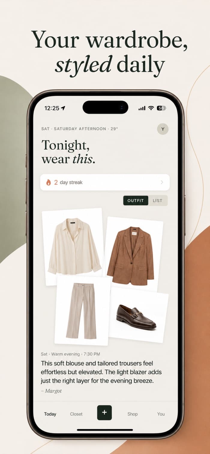 Margot's daily outfit suggestion